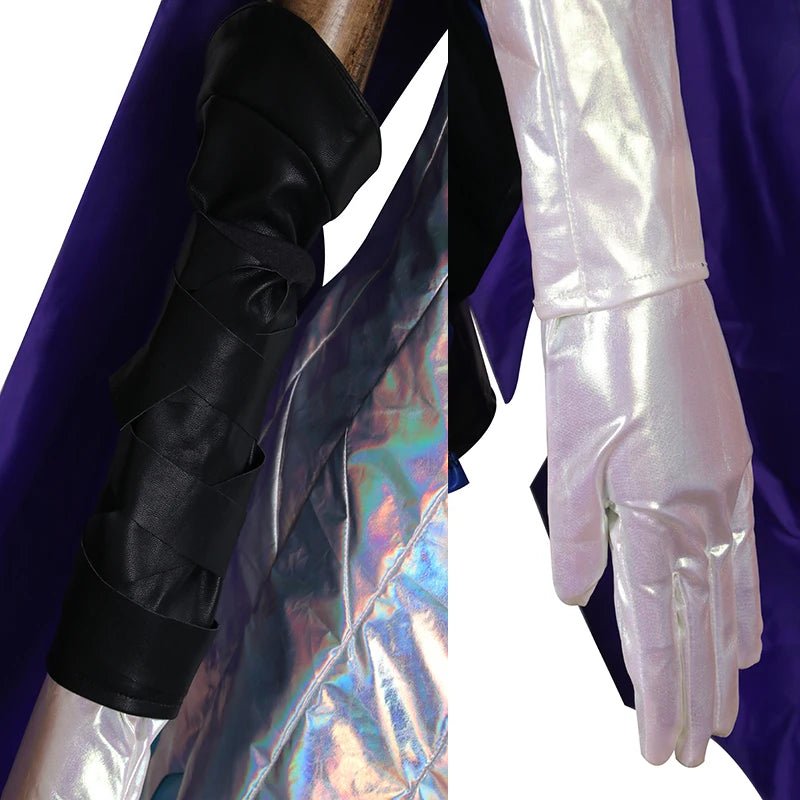 Traje de Cosplay de Ashe de LOL para Mujer - Disfraz de Halloween de Campeona de LOL con Sombrero - Fantasia Cosera