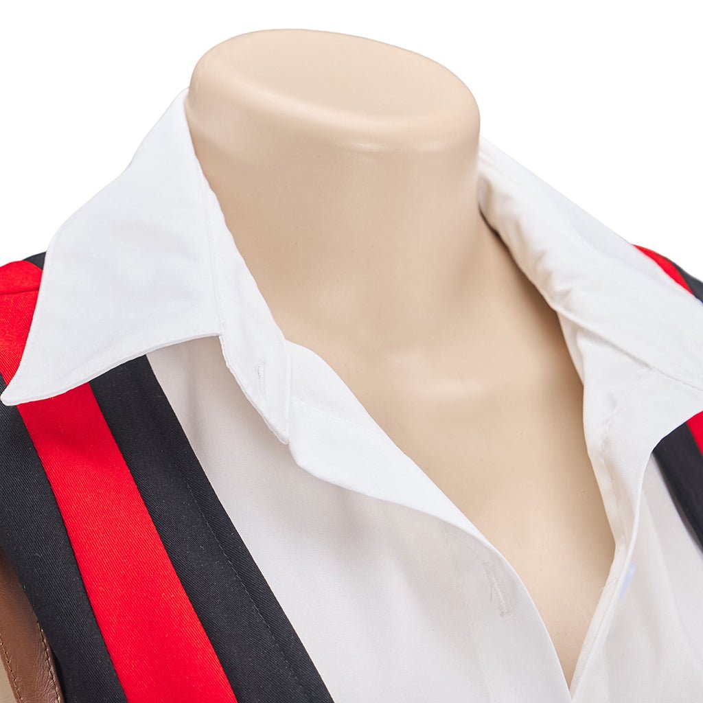 Conjunto de Chaqueta y Pantalones de Cuero PU para Mujer Estiloso – Perfecto para Cosplay y Outfits Geniales - Fantasia Cosera