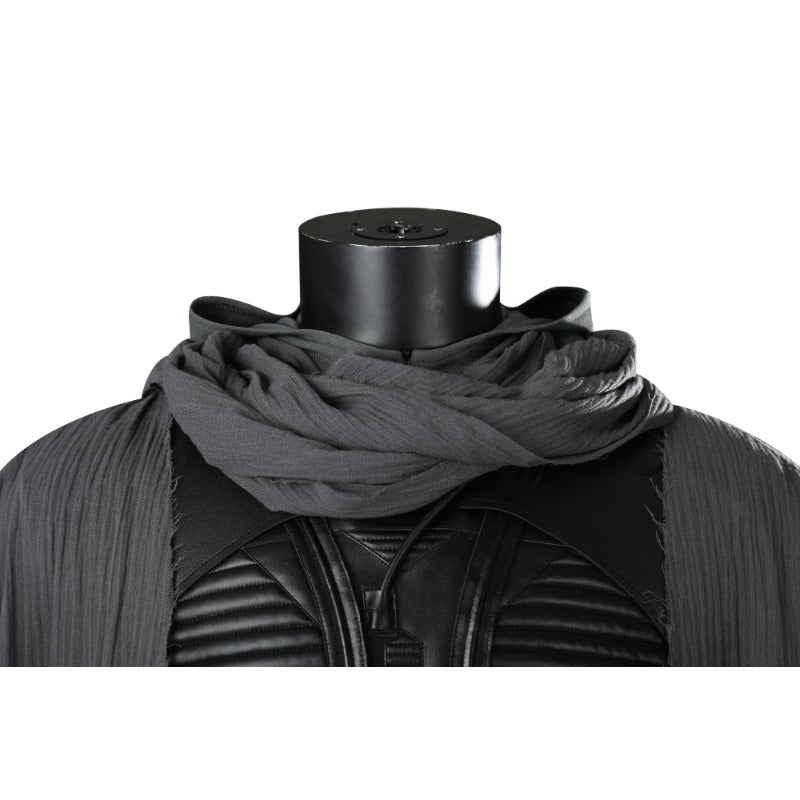 Traje de Cosplay Paul Atreides Fremen Stillsuit de Dune 2 con Mono y Máscara - Fantasia Cosera