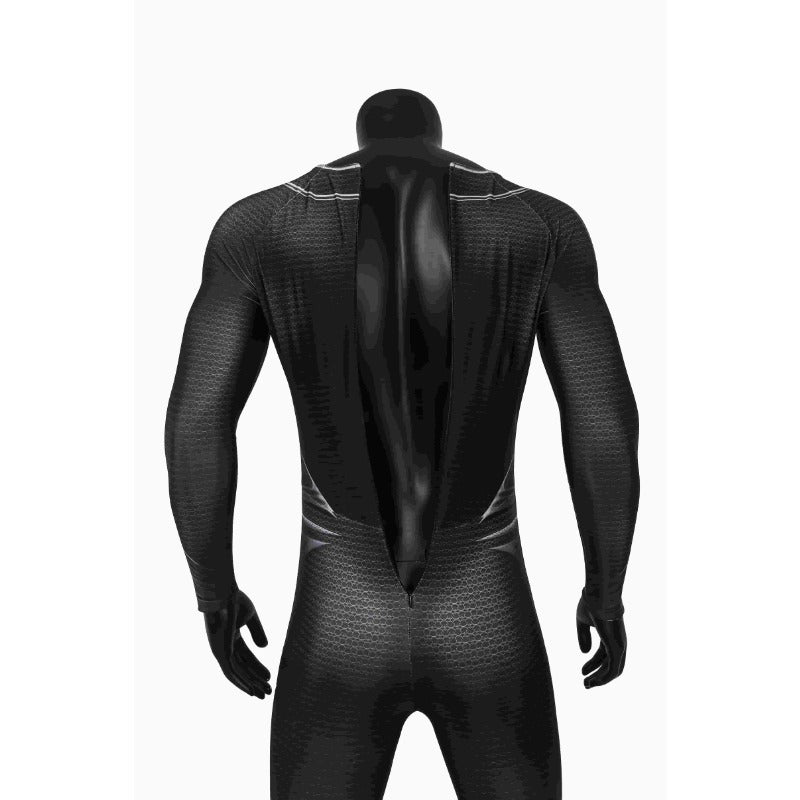 Disfraz de Cosplay de Superman Clark Kent Negro de la Liga de la Justicia Hombre de Acero para Niños y Adultos - Fantasia Cosera