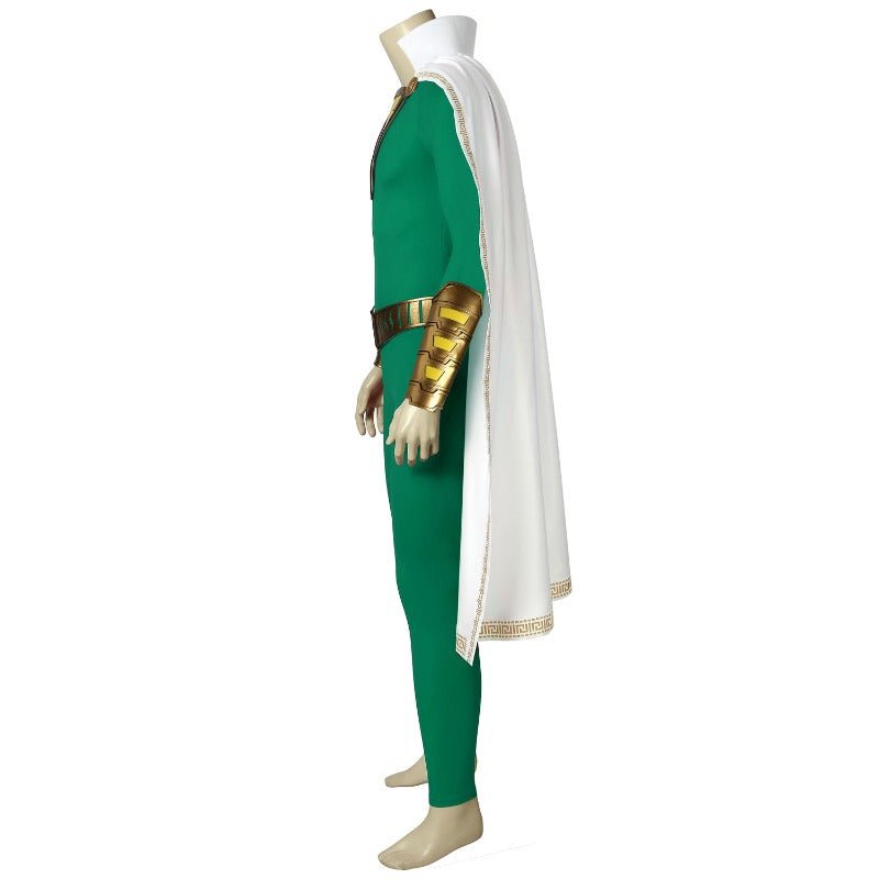 Traje de Cosplay de Shazam Versión Verde – Outfit Premium de Superhéroe para Fans - Fantasia Cosera