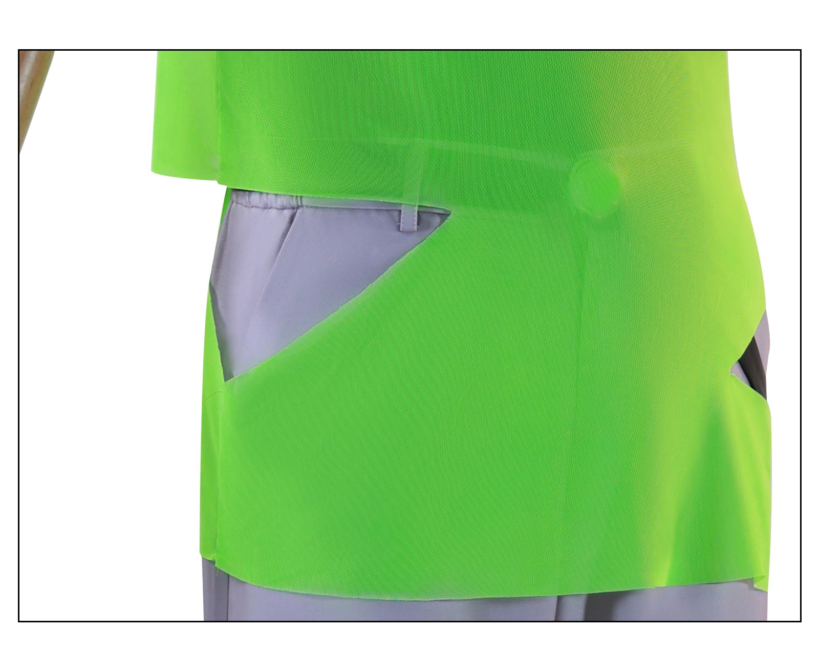 Traje de Cosplay Alienígena Escenario Extraño R7 TILL Verde - Fantasia Cosera