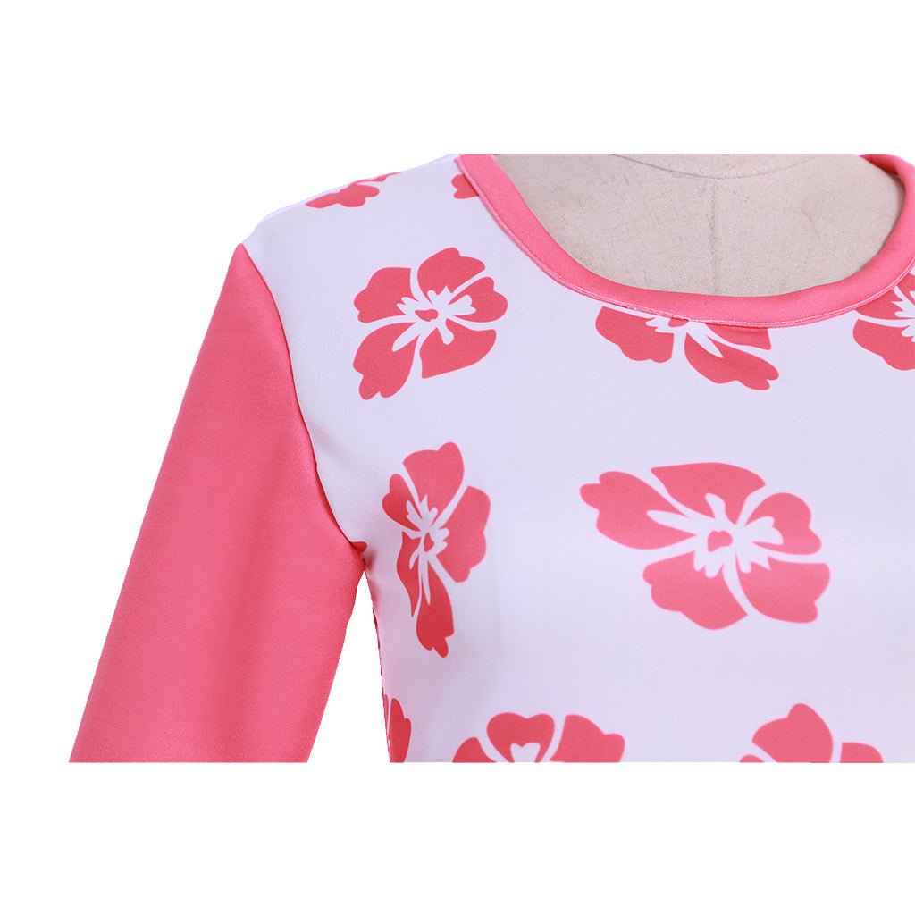 Traje de Cosplay de D.Va Hana Song Waveracer | Vestido de Baño Rosa de Overwatch - Fantasia Cosera