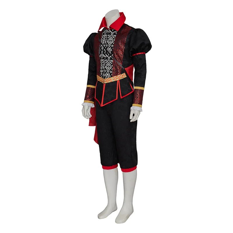 Traje de Cosplay de Conde Drácula Vampiro - Traje Gótico Tudor con Capa | Atuendo para Fiestas Medievales por Fantasía Cosera - Fantasia Cosera