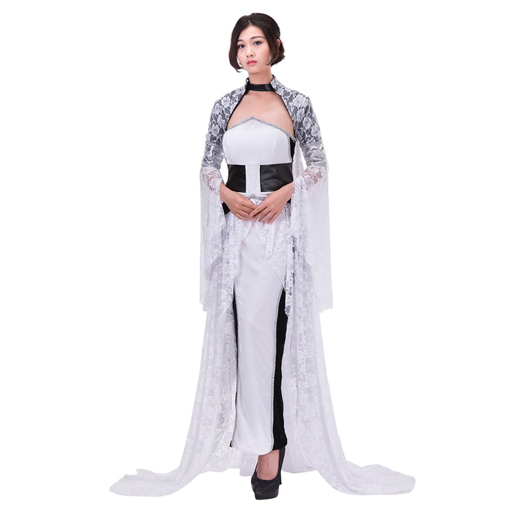 Vestido de Fiesta Final Fantasy XV Lunafreya Nox Fleuret Cosplay para Mujer - Fantasia Cosera