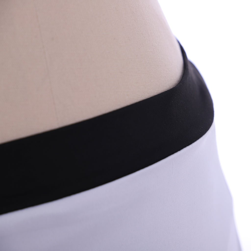 Conjunto de Baño Ty Lee de El Último Maestro del Aire – Top Blanco Sexy y Mini Falda - Fantasia Cosera