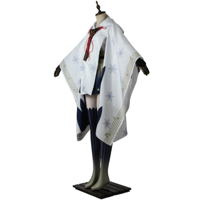 Traje de Cosplay Snow Miku 2018 – Outfit Premium para Fans de Vocaloid - Fantasia Cosera