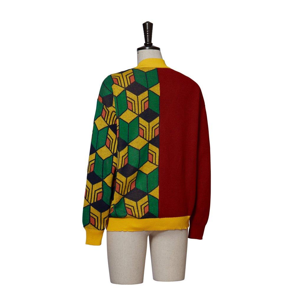 Suéter Cosplay de Tomioka Giyuu | Cardigan Tejido Abrigo para Adultos Traje Giyuu Demon Slayer - Fantasia Cosera