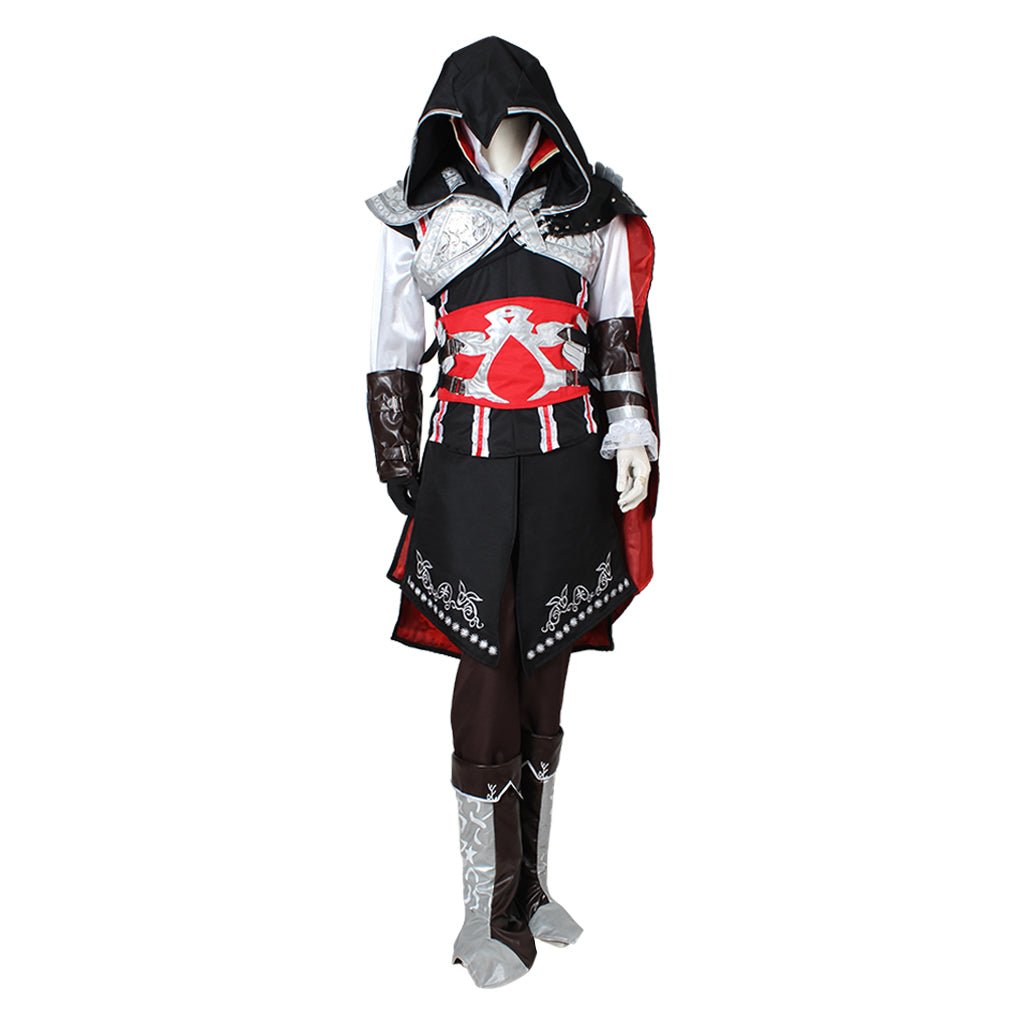 Traje de Cosplay de Ezio Assassin's Creed Completo para Hombres | Serie de Cosplay de Juegos - Fantasia Cosera