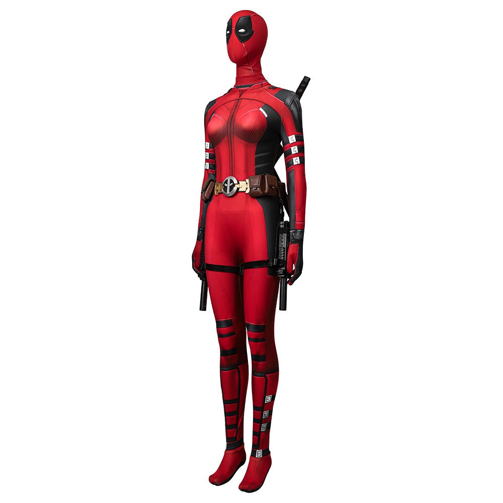 Chaqueta de Cosplay Deadpool 3 Mujer – Inspirada en Deadpool y Wolverine - Fantasia Cosera