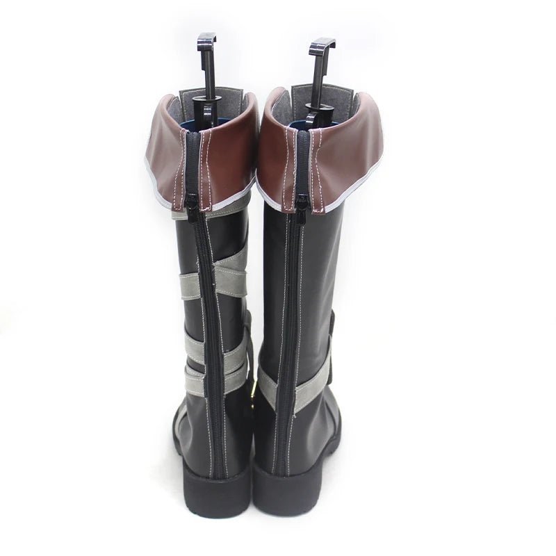 Botas Altas de Cosplay Vi de League of Legends para Hombres y Mujeres - Fantasia Cosera