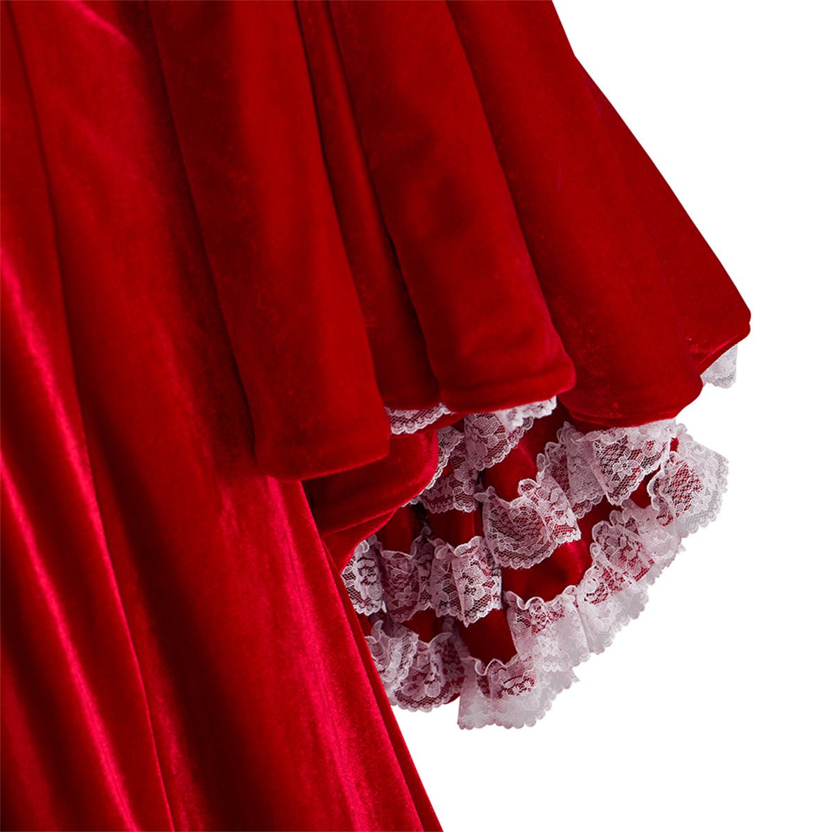 Vestido Rojo de Lo que el Viento se Llevó – Disfraz de Cosplay de Scarlett O’Hara para Halloween y Cosplay - Fantasia Cosera