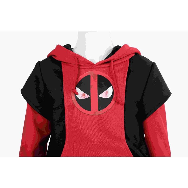 Traje de Cosplay Deadpool 3 Wade Winston Wilson Conjunto Completo con Bolsa Chaqueta con Capucha Ropa - Fantasia Cosera
