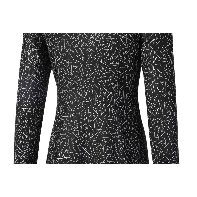 Vestido Cosplay Wednesday Addams Negro Gótico para Mujer - Fantasia Cosera