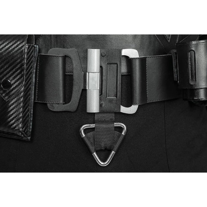 Traje de Cosplay de Piel PU de la Versión de la Película de Batman para Halloween y Fiestas - Fantasia Cosera