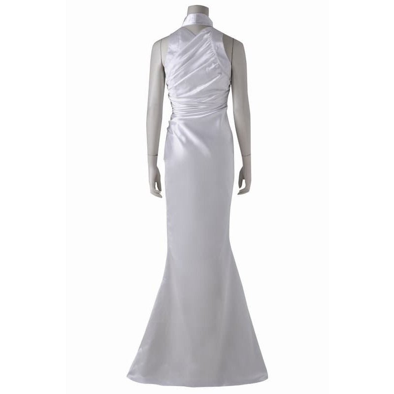 Traje de Cosplay de Lunafreya Nox Fleuret de Juego XV - Vestido Blanco Elegante para Fiestas de Halloween - Fantasia Cosera