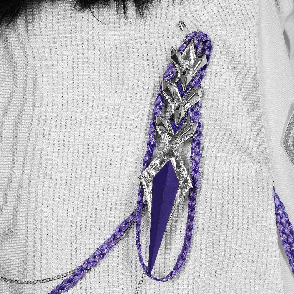 Traje de Genshin Impact Fatui Cloak para Pierr Pantalone Tartaglia Harlequin Doctor Sandrone Columbina Regretor - Fantasia Cosera