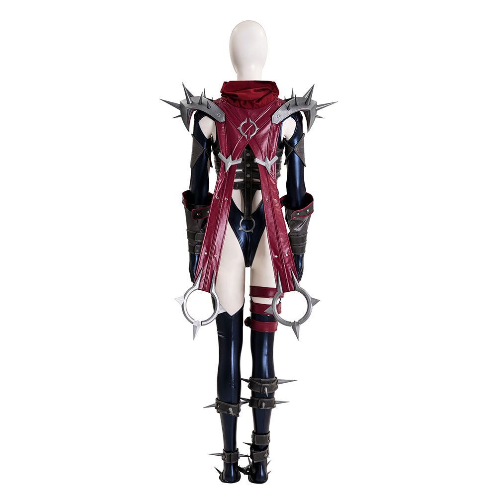 Traje de Cosplay de la Mujer Invisible - Malicia de Marvel Contest of Champions - Fantasia Cosera