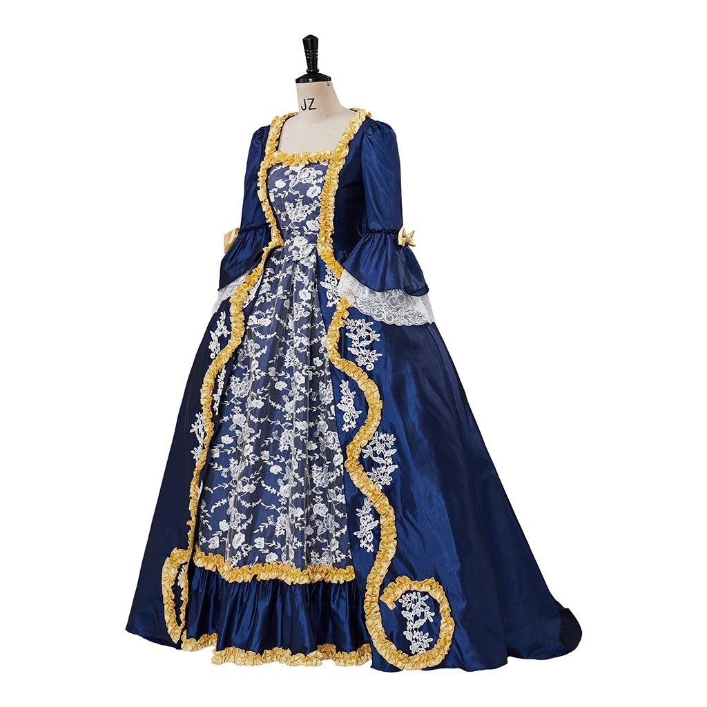 Vestido de Gala Rococó Victoriano Marie Antoinette para Mujer - Fantasia Cosera