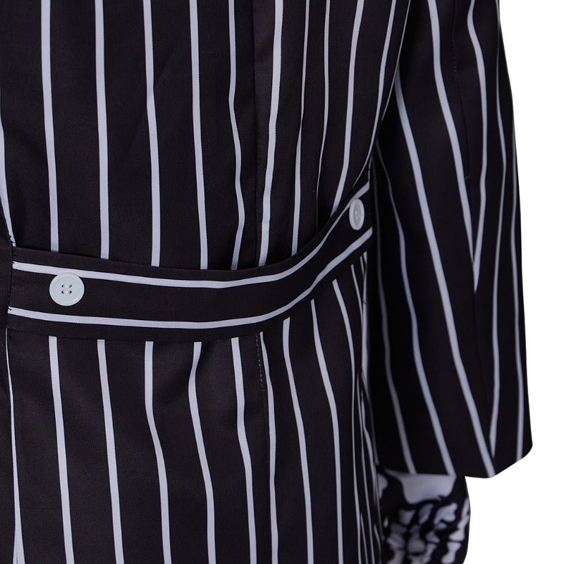 Traje de Cosplay de Jack Skellington - Chaqueta y Pantalones para Halloween - Fantasia Cosera