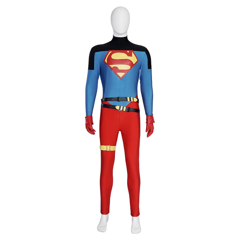 Disfraz de Superboy Halloween Conner Kent Juego de Traje Sin Zapatos - Fantasia Cosera