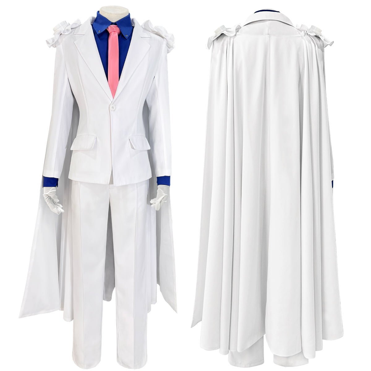 Traje de Cosplay de Kaito Kid - Outfit de Anime Detective Conan - Fantasia Cosera