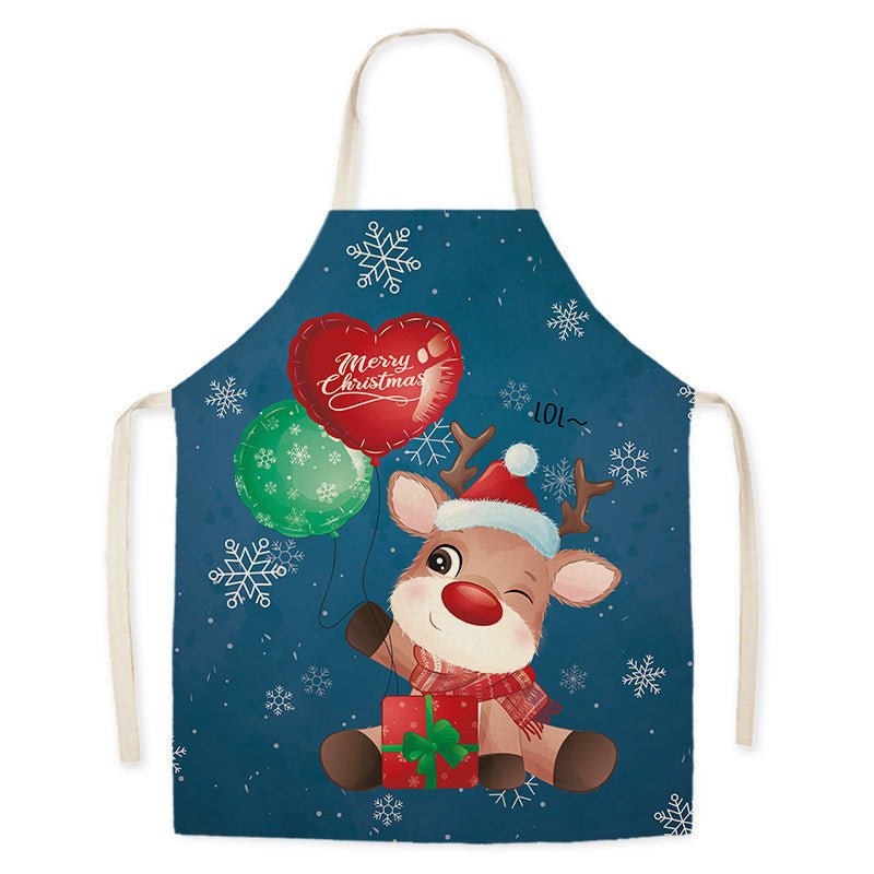 Delantal de cocina de Santa Claus para adultos, resistente a manchas y aceite, unisex - Fantasia Cosera