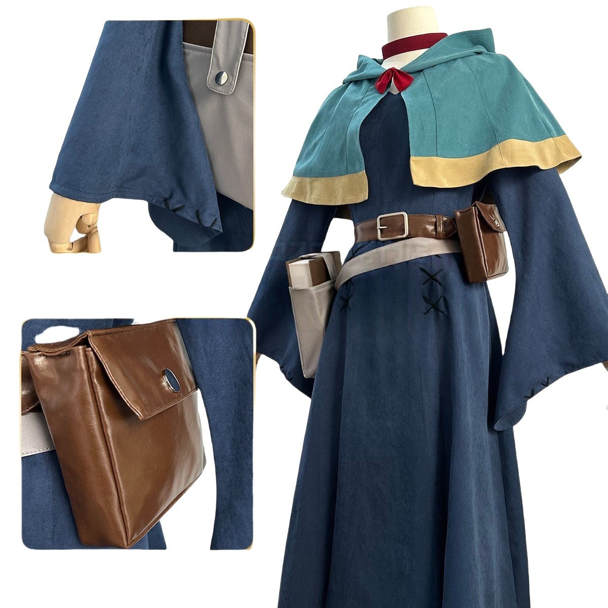Traje de Cosplay de Marcille Donato - Outfit de Anime Dungeon Meshi - Fantasia Cosera