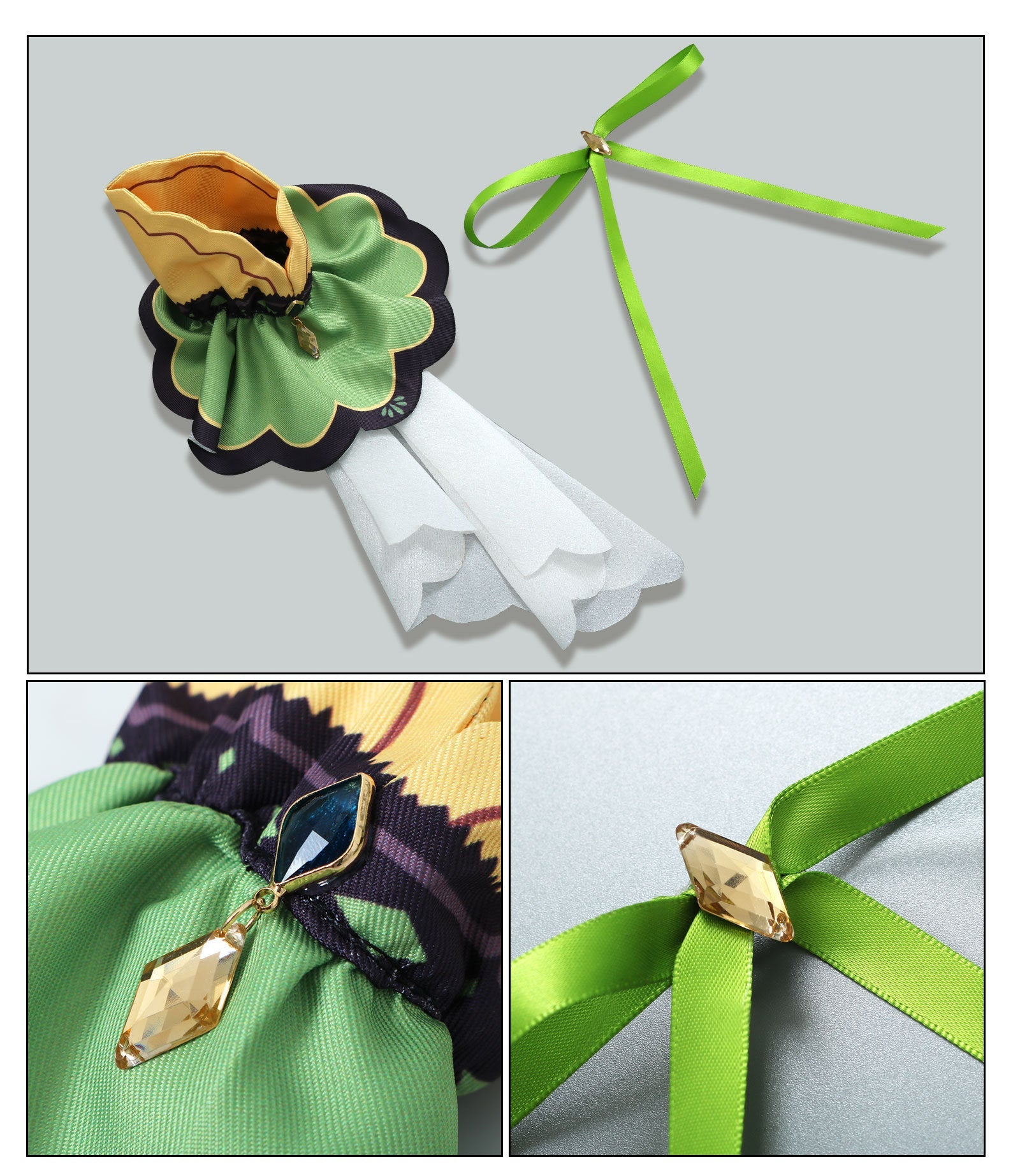 Preciosa Derby: Disfraz de Diamante de Luz Radiante para Amantes del Anime - Fantasia Cosera