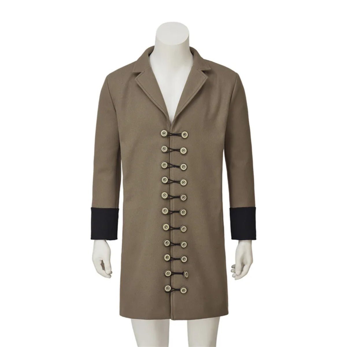 Traje de Cosplay Nosferatu Conde Orlok - Chaqueta Larga de Vampiro Vintage para Hombres en Halloween - Fantasia Cosera