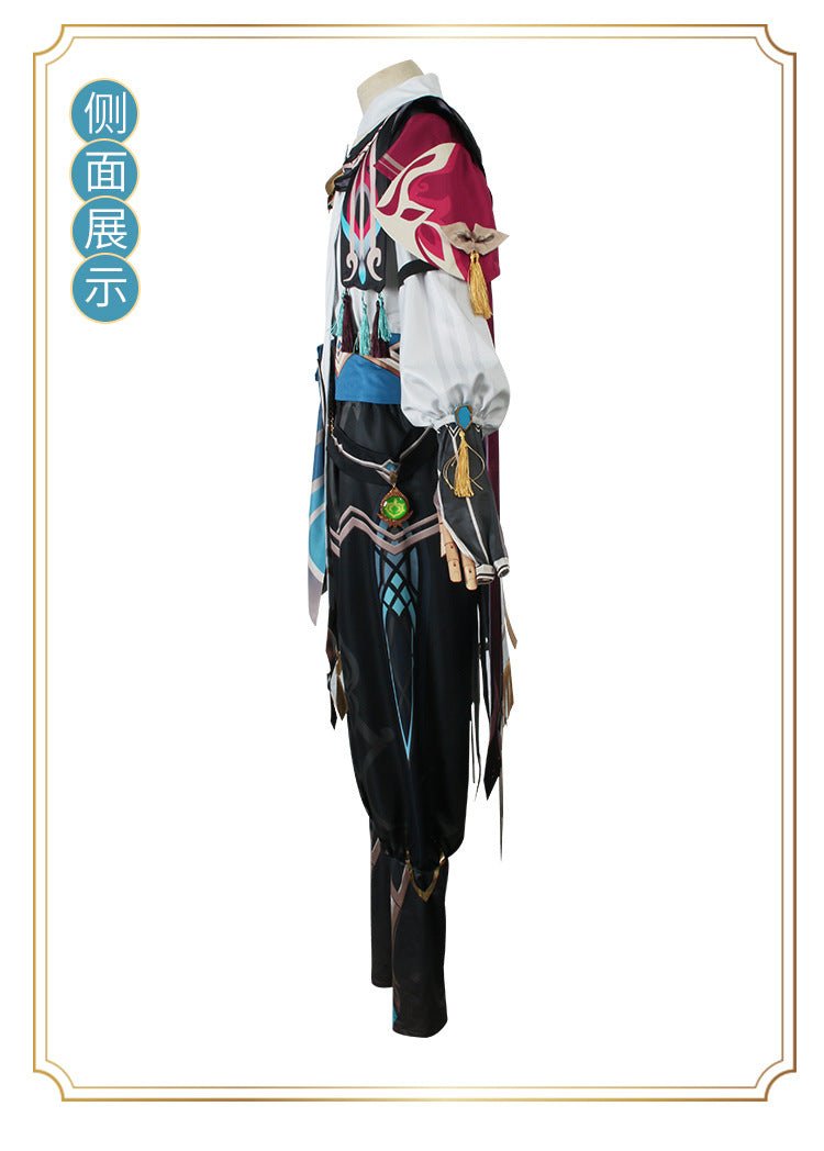 Traje de Cosplay de Kaveh: Arquitecto de Sumeru Luz de la Secta Miao Lun – Outfit Premium para Fans de Genshin Impact - Fantasia Cosera