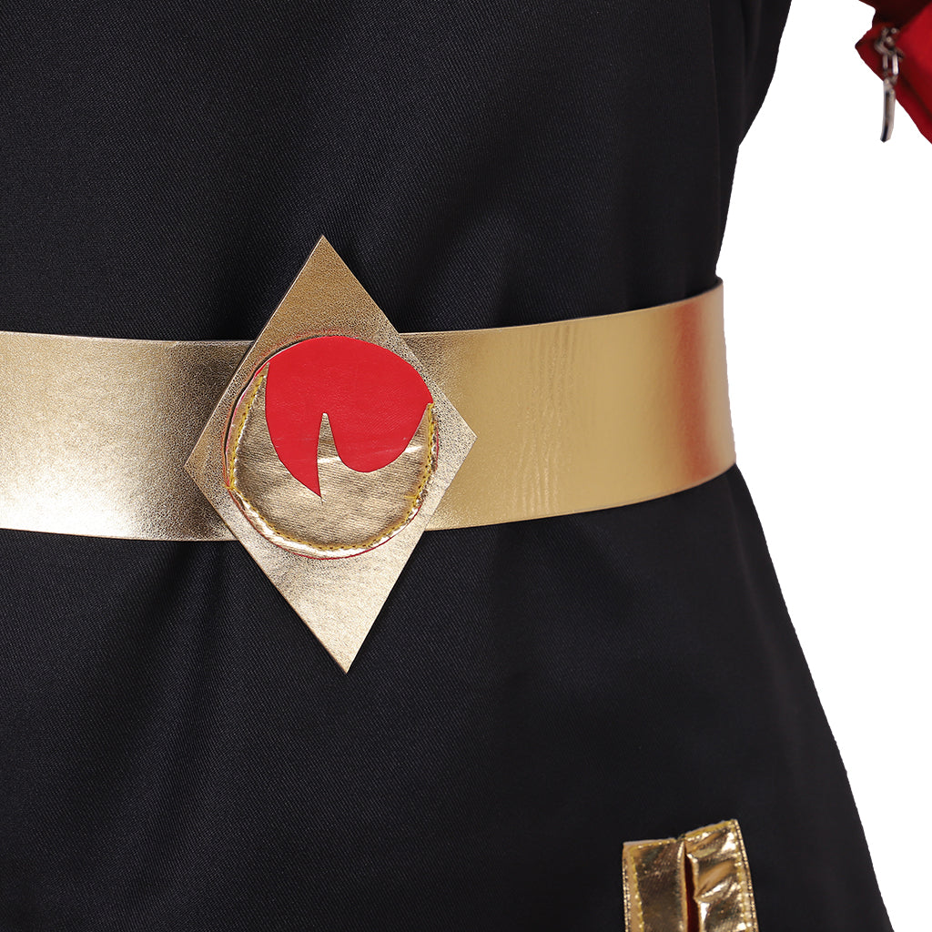 Avatar: El Último Maestro del Aire - Traje de Cosplay de Azula, Princesa Guerrero de la Nación del Fuego Élite - Fantasia Cosera