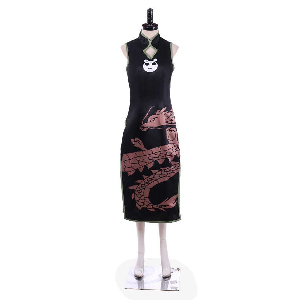 Disfraz de Cosplay Cheongsam Negro de Tao Jun de Shaman King - Fantasia Cosera