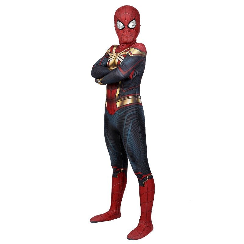 Traje de Iron Spider Versión No Way Home para Niños, Disfraz de Cosplay de Halloween - Fantasia Cosera
