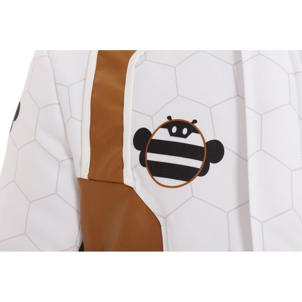 Traje de Cosplay de Mei Climatóloga para Mujer - Jumpsuit Blanco Completo - Fantasía Cosera - Fantasia Cosera