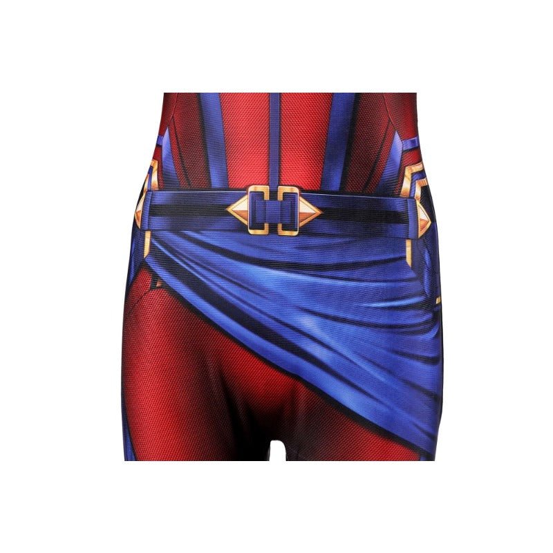 Traje de Cosplay de Captain Marvel Carol Danvers Impreso en HD - Inspirado en Avengers Endgame - Fantasia Cosera