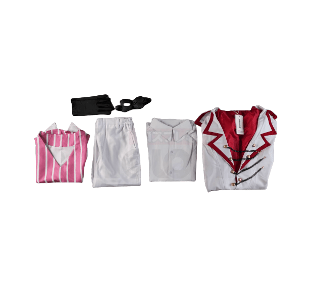 Traje de Cosplay de Lucifer Morningstar de Helluva Boss Anime - Fantasia Cosera