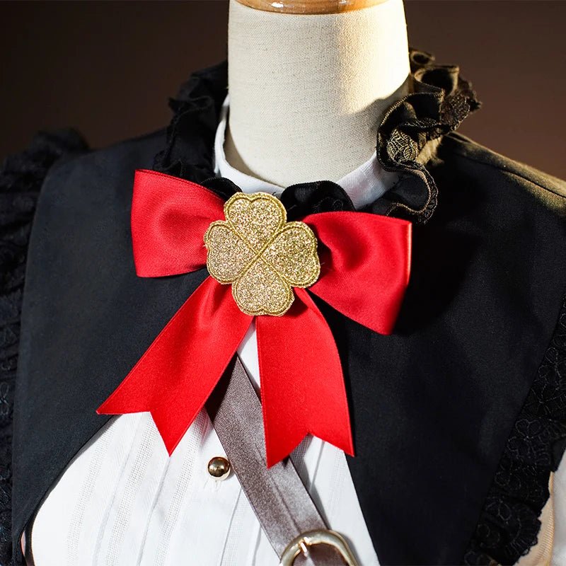 Traje de Cosplay de Klee Genshin Impact Pequeña Bruja Klee Vestido Lindo Mujer Halloween Carnaval Fiesta con Sombrero - Fantasia Cosera