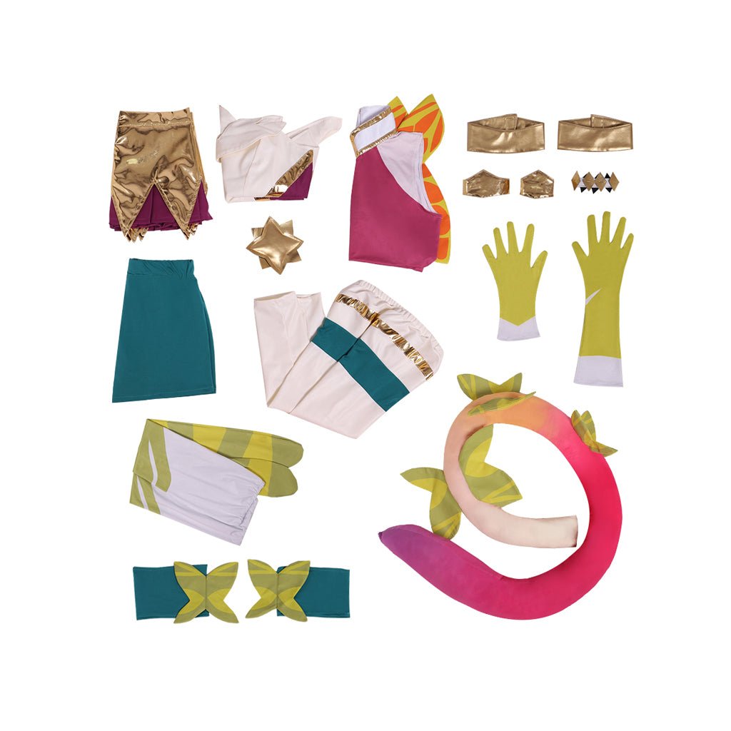 Traje de Cosplay de Neeko Guardián Edición Prestigio LOL | Serie Cosplay de Juego - Fantasia Cosera