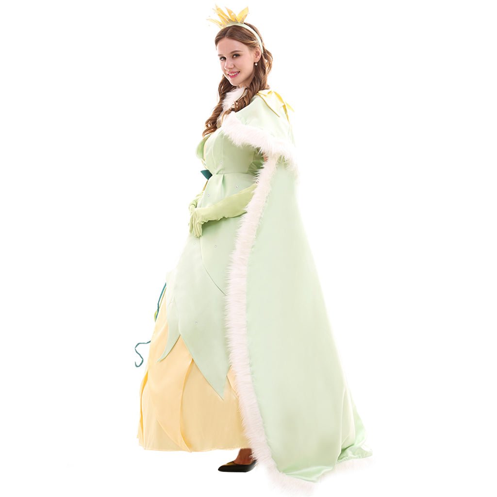 Serie de Trajes de Cosplay de la Princesa Tiana | Vestidos Elegantes para Cosplay, Fiestas y Halloween - Fantasia Cosera