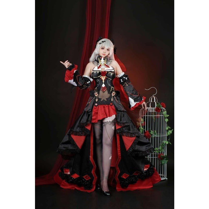 Traje de Cosplay de Theresa Apocalypse - Falda de Honkai Impact 3 para Mujeres - Fantasia Cosera