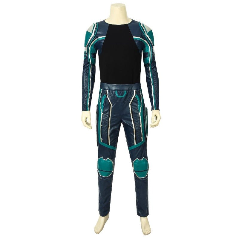 Traje de Cosplay de Yon Rogg Capitana Marvel Fuerza Estelar - Piel Sintética Premium - Fantasia Cosera