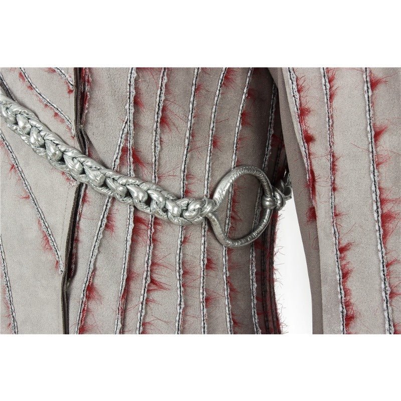 Traje de Cosplay de Daenerys Targaryen - Vestido de Mangas Largas con Broche para Halloween y Fiestas - Fantasia Cosera