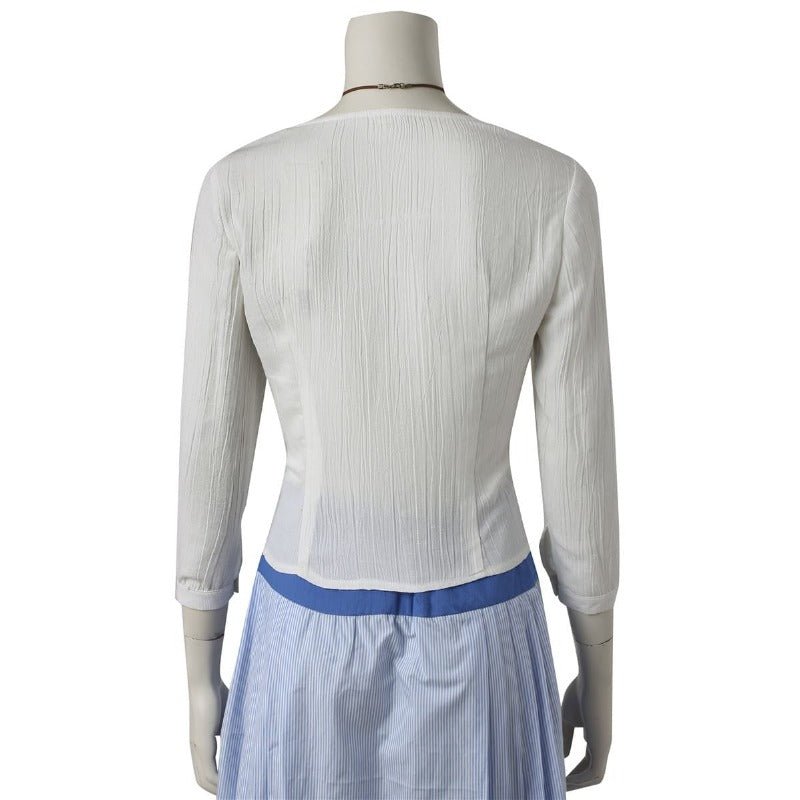 Vestido de Doncella Azul Belle - Cosplay Anime La Bella y la Bestia para Eventos - Fantasia Cosera