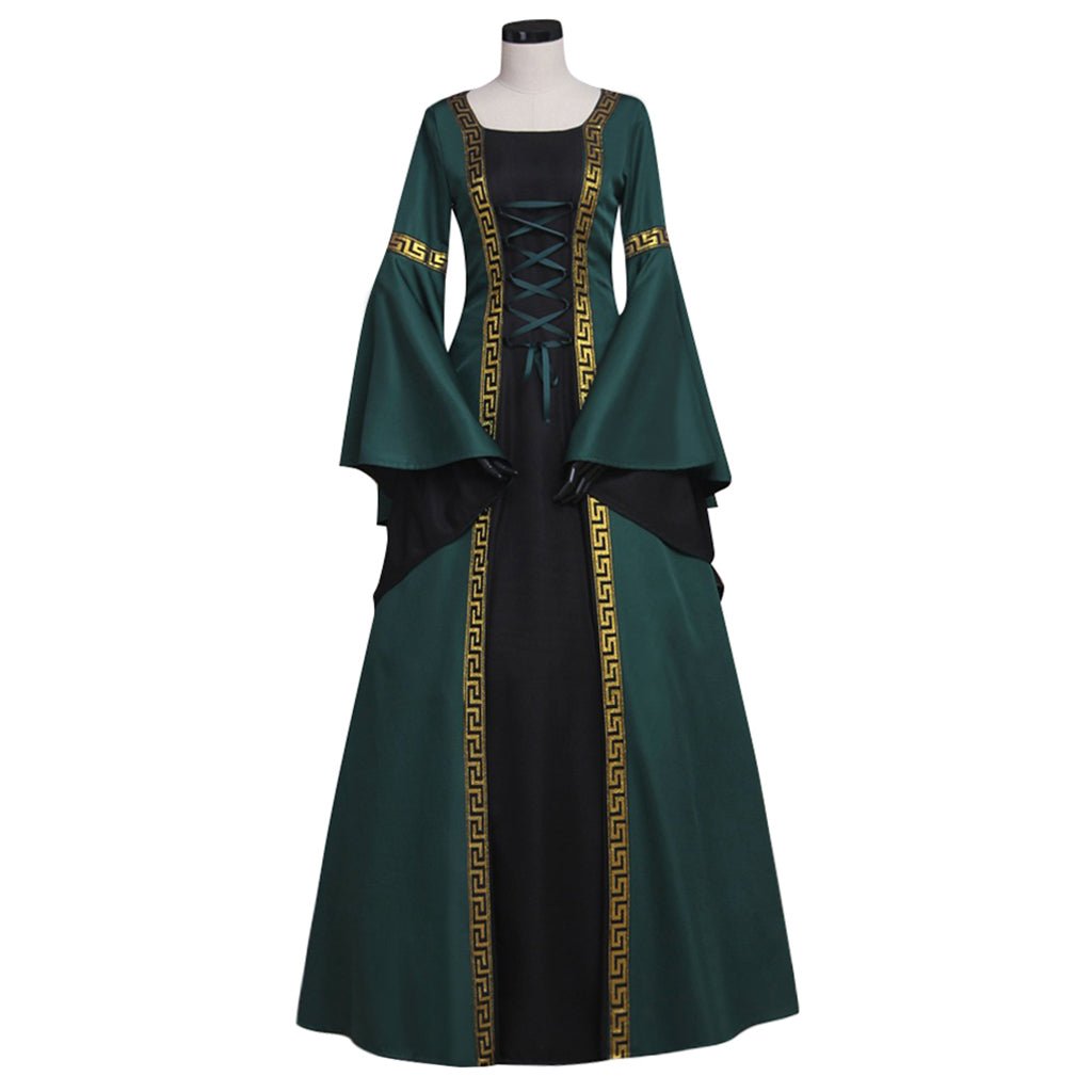 Vestido de Princesa de la Corte Real Tudor Regencia Medieval Victoriano para Mujer - Fantasia Cosera