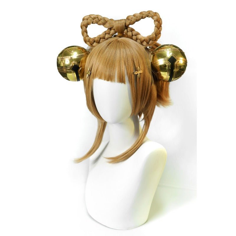 Traje de Yaoyao Cosplay - Disfraz de Halloween con Peluca y Mochila para Mujeres y Niños - Fantasia Cosera