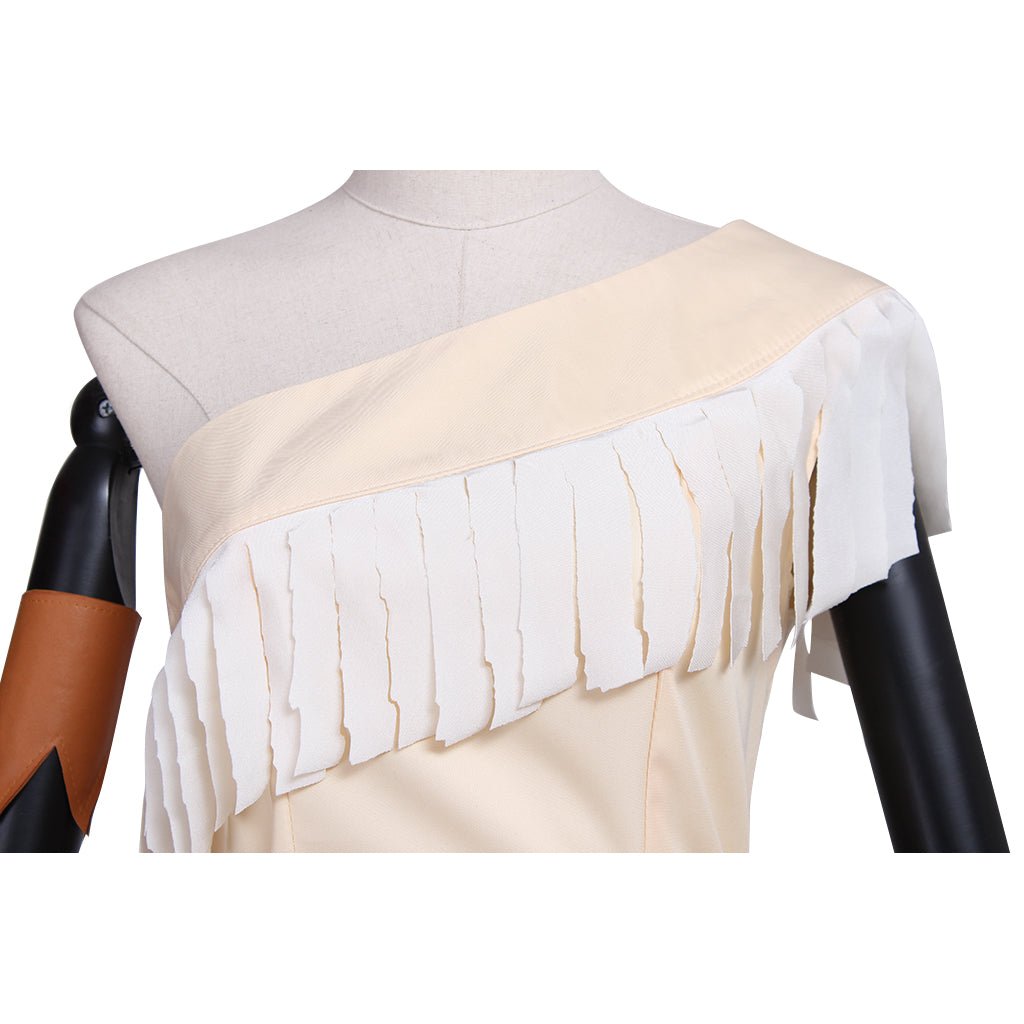 Disfraz de Pocahontas de Disney | Vestido Elegante de Pocahontas para Halloween y Eventos de Cosplay - Fantasia Cosera