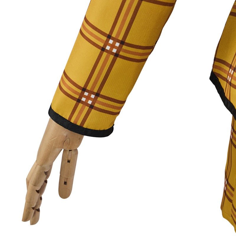 Disfraz de Cher de Clueless para Mujer - Conjunto de Chaqueta y Falda a Cuadros Amarillos de los 90 - Fantasia Cosera