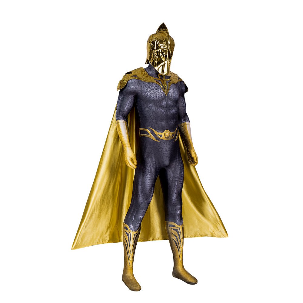 Traje de Cosplay de Black Adam Conjunto Completo con Túnica y Máscara para Hombres Halloween y Eventos - Fantasia Cosera