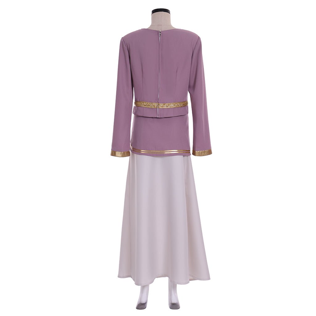 Disfraz de Cosplay de Ava de Kingdom Hearts III para Mujer - Vestido con Capucha Rosa y Falda - Fantasia Cosera